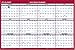 AT-A-GLANCE PM2628 Erasable Vertical/Horizontal Wall Planner, 24 x 36, Blue/Red, 2016