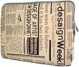 MyGift&reg; 13 inch Newspaper Pattern Laptop Sleeve for most of Apple Macbook, Acer, ASUS, Dell, HP, Sony