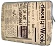 13 inch Newspaper Pattern Notebook Laptop Sleeve Bag Carrying Pouch Case for most of Apple Macbook, Acer, ASUS, Dell, HP, Sony