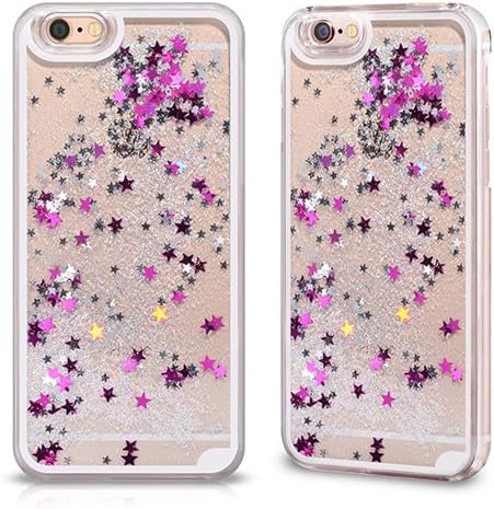 Silver Liquid Glitter Case Cover for Apple iPhone 6 / 6s