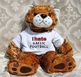 Plush Stuffed Tiger Toy With I Hate Gaelic Football