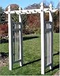 The Vineyard White Vinyl Arbor