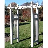 The Vineyard White Vinyl Arbor