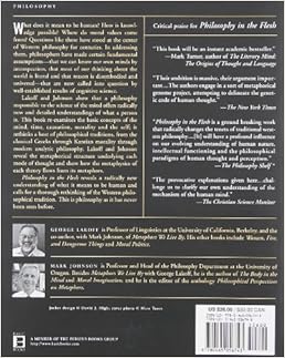 Philosophy in the Flesh the Embodied Mind & its Challenge to Western