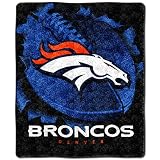 Northwest Denver Broncos 50 inch x 60 inch Sherpa Throw