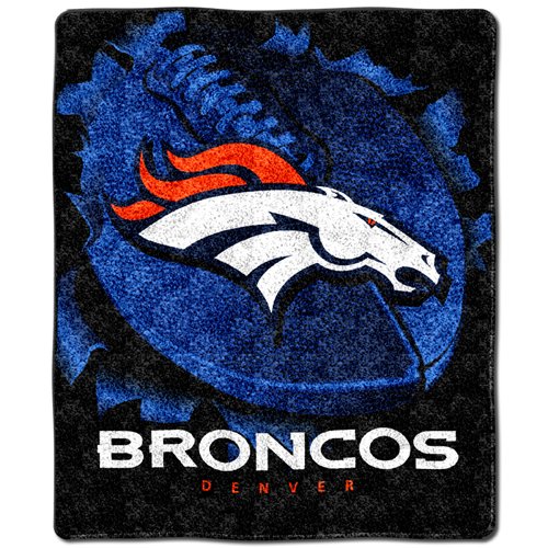 Northwest Denver Broncos 50 inch x 60 inch Sherpa Throw