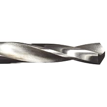 Cleveland 2020 Style High Speed Steel Jobbers' Drill Bit, Uncoated (Bright), Round Shank, 118 Degree Conventional Point