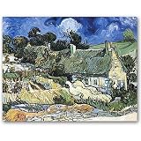 Thatched Cottages at Cordeville, Auvers-sur-Oise - Masterpiece Jigsaw Puzzle 500pc