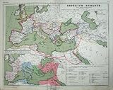 KIEPERTS MAPS c1895 ROMAN EMPIRE BRITAIN SPAIN FRANCE