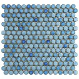 Penny Marine 12 1/4 x 12 Inch Porcelain Mosaic Floor & Wall Tile (10 Pcs/10.2 Sq. Ft. Per Case, Ships for $1)