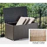 Loggia Large Rectangular Wicker Storage Box - Summer Grass