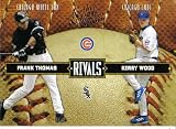 2004 Leather and Lumber Rivals 7 Kerry Wood / Frank Thomas (Baseball Cards) (Serial #'d to 2499)