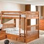 Discovery Full/Full Bunk w/ 3 Drawers: Desk Hutch & Chair, TV Stand, 5 Drawers