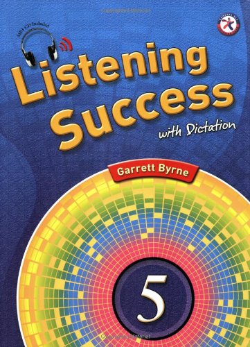 listening success with dictation 5 wdictation book transcripts  answer key and audio cd intermediate level