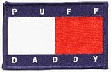 Puff Daddy - Tommy Hilfiger Style Logo - Embroidered Iron On or Sew On Patch (Sean Puffy Combs)