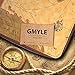 GMYLE Book Case Vintage for Macbook Pro/Air 13 inch - Brown Map Pattern PU Leather Sleeve (Not fit for Macbook Pro Retina 13 A1425 & A1502, New Macbook Pro 13 inch 2016 A1706 & A1708)