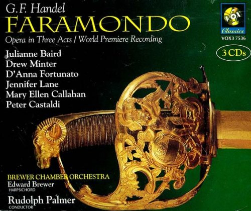 CD-Charts  Music : Handel - Faramondo / Baird · Minter · Fortunato · Lane · Callahan · Castaldi · Brewer CO · Palmer