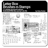 Photoshop Brushes - Letter Box Brushes and Stamps