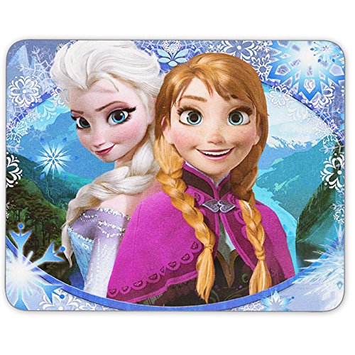 Mouse Pad Frozen Anna & Elsa Full Color AntiSlip Rubber Backed