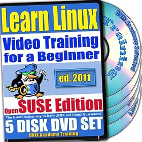 Learn Linux Systems for a Beginner Video Training and Two Certification Exams Bundle, openSUSE Edition. 5-disk DVD Set, Ed.2011
