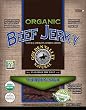 Golden Valley Natural Organic Beef Jerky, Teriyaki, 3-Ounce Pouches (Pack of 8)