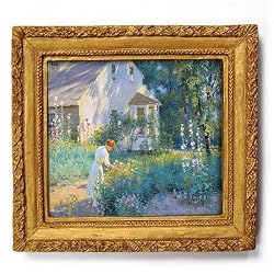 Morning Sunshine - Gold Frame Magnet with pop-out easel (2-3/4" x 2-1/2")