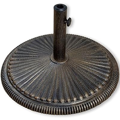 Sonnenschirmständer Gusseisen bronze, 20 kg von Maxstore - Gartenmöbel