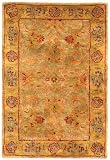 Safavieh Classic CL324A Light Green 2 x 3 Handmade Wool Area Rug