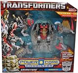 Hasbro Transformers Power Core Combiners Series Robot Action Figure – Autobot GRIMSTONE with 4 Dinobots (Spinosaurus Drone, Pachycephalosaurus Drone, Parasaurolophus Drone and Ankylosaurus Drone)
