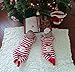 Baby Boys Girls Christmas Long Sleeve Red White Striped Snowman Romper