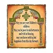 Irish Wedding Blessing Tapestry Throw Blanket