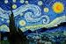 Art Reproduction Oil Painting - Van Gogh Paintings: Starry Night - Large 24