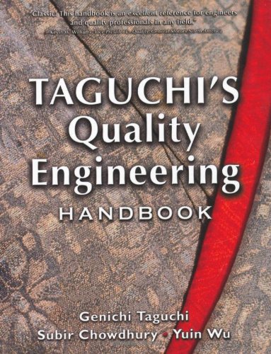 Taguchi's Quality Engineering Handbook  