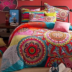 Brandream Boho Bedding Set Bohemian Duvet Covers Bohemian Bedding