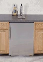 Summit Appliances SBC490BISSTB Built-In Under-Counter Beer Dispenser - Stainless and Black