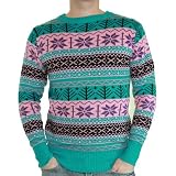 Ugly Christmas Sweater - Day Glow Ski Sweater by Tipsy Elves