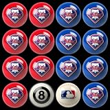 Philadelphia Phillies MLB Home vs. Away Billiard Balls Full Set (16 Ball Set) by Imperial International