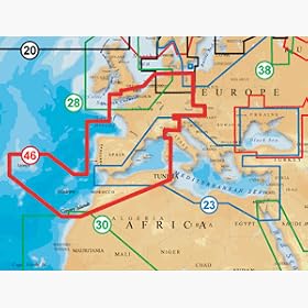 NAVIONICS 46XG SD GOLD FRANCE IBERIA NETHERLANDS, EU INLAND by Navionics