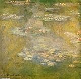 IMAGE OF FRAMED oil paintings - Claude Monet - 24 x 24 inches - Water-Lilies 12