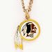 Washington Redskins Chain Necklace with NFL Team Logo Pendant