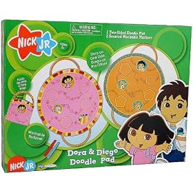 Dora & Diego Doodle Pad with Markers