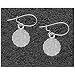 Logo Art Virginia Cavaliers Sterling Silver Team Seal 1/2 Dangle Earrings