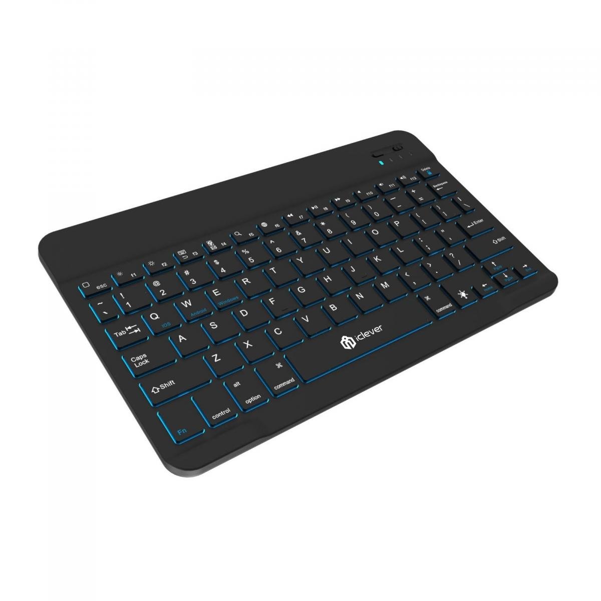 iClever® IC-BK04 Tastiera Bluetooth 3,0 Retroilluminazione 7 Colori