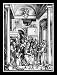Albrecht Duerer (Follow the 'Marie Life Scene: The Veneration of Mary) Framed Art Poster Print - 11 X 17
