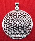 925 Sterling Silver Kabbalah Flower of Life Pendant