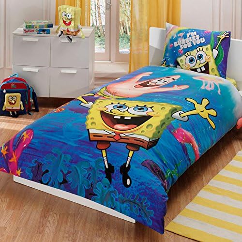 Sponge Bob Underwater, Bedding Set, Twin (Mixt) (Mixt) (mixte)