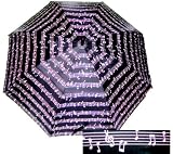 Punk Rock Retro MUSIC NOTES Rain Umbrella
