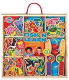 Fish n Learn Magnetic Wooden Fishing Numbers Educational Toy - SALE
