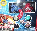 BAKUGAN B2 BATTLE PACK SERIES 1 WAVE 2: BLUE STORM SKYRESS/RED HAMMER GOREM + 4 HIDDEN