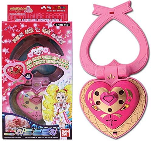 Precure Pretty Cure Max Heart Transformatin Brooch Pendent - 2007 Bandai Collet